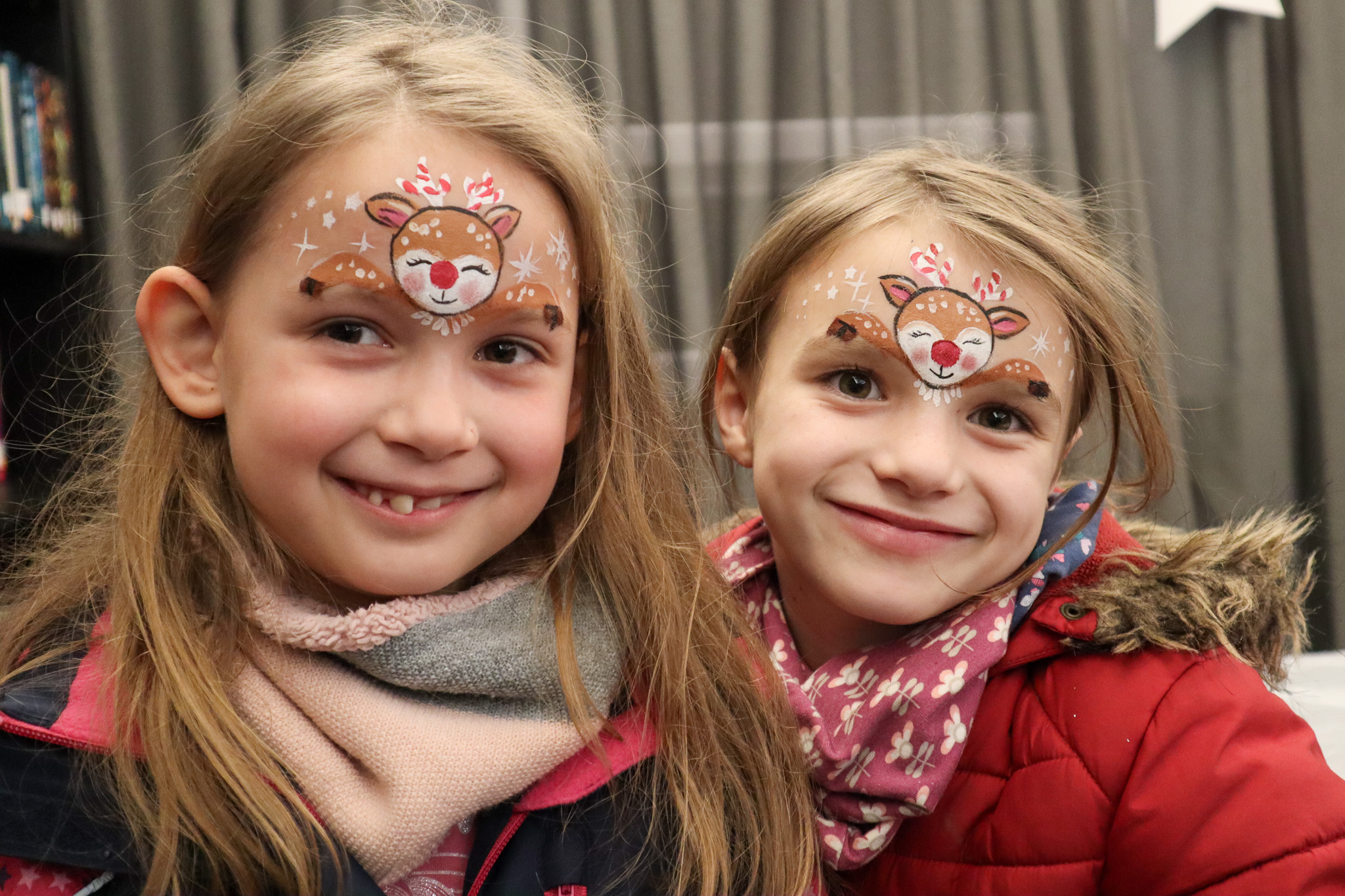 Kinderschminken Adventmarkt - Beitrag - Mädchen